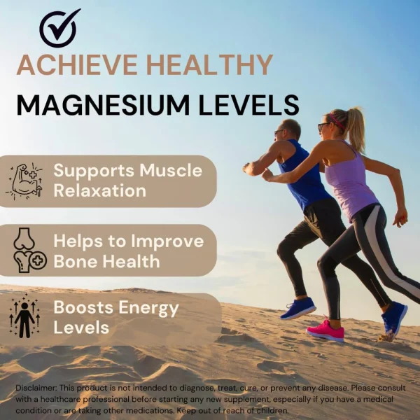 Pure Magnesium Glycinate with Zinc for nerve and muscle wellness
