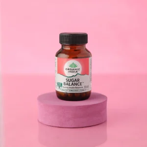 Organic India Sugar Balance, a natural herbal formulation for holistic wellness and effective sugar management.