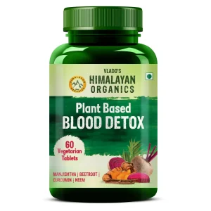 Vlado's Himalayan Organics Hair & Skin Vitamin with Biotin and DHT Blocker – plant-based supplement for hair growth and skin health.