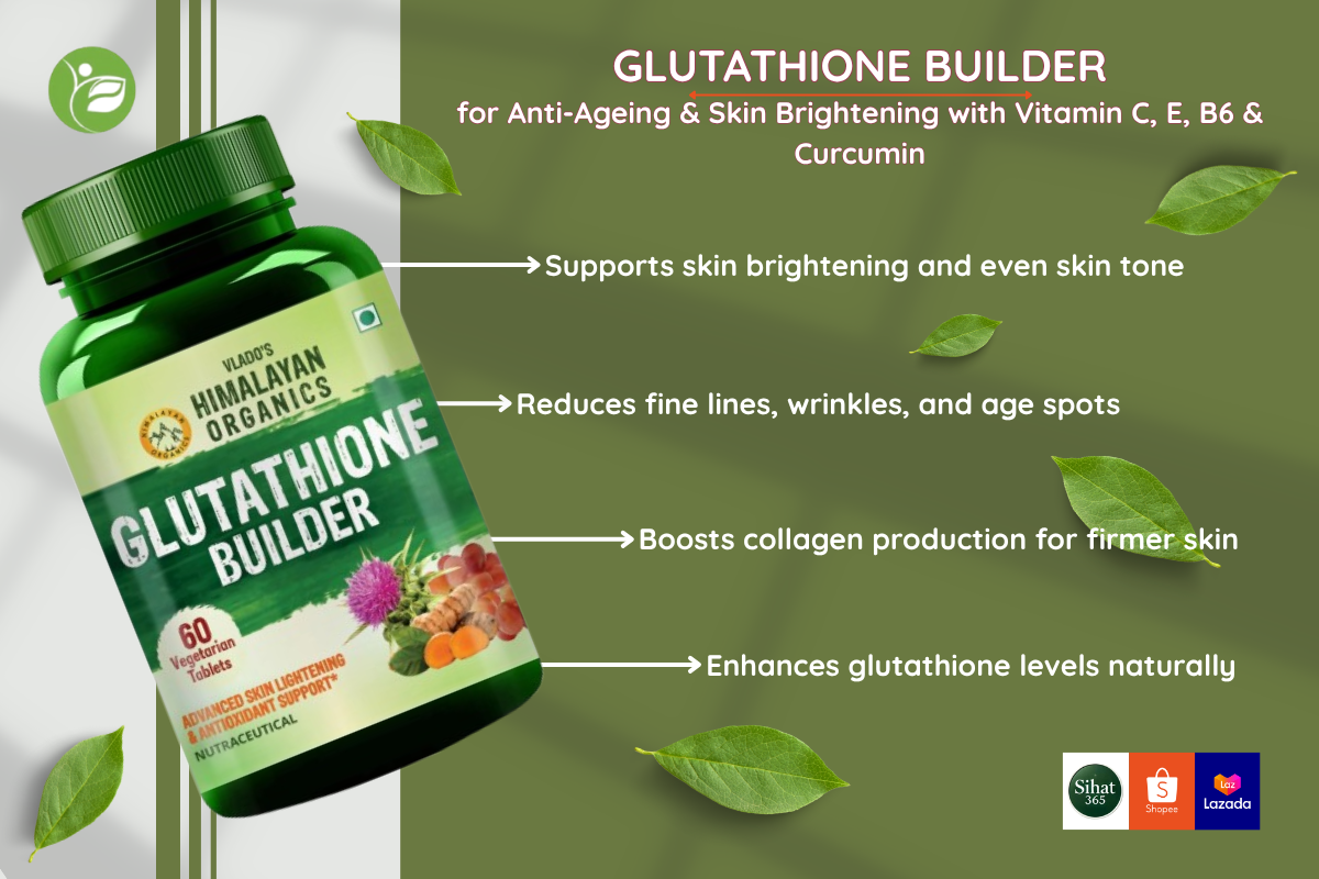 Glutathione Builder for skin brightening and collagen.