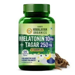 Melatonin supplement for healthy sleep cycle.
