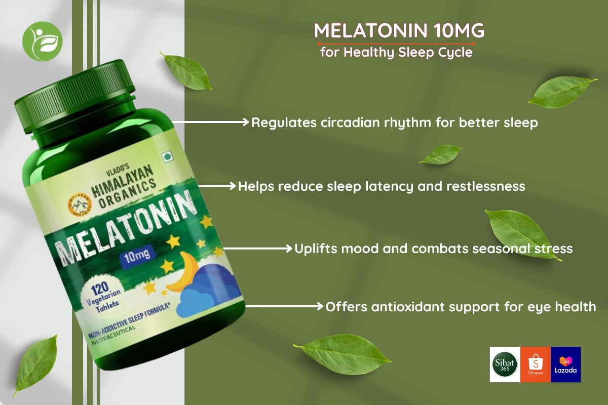  Melatonin supplement benefits for sleep and mood.
