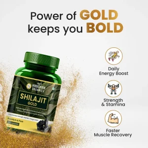 Pure Shilajit 24 Carat Gold for energy and immunity.