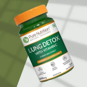 Detoxify your lungs naturally with Pure Nutrition Lung Detox Tablets
