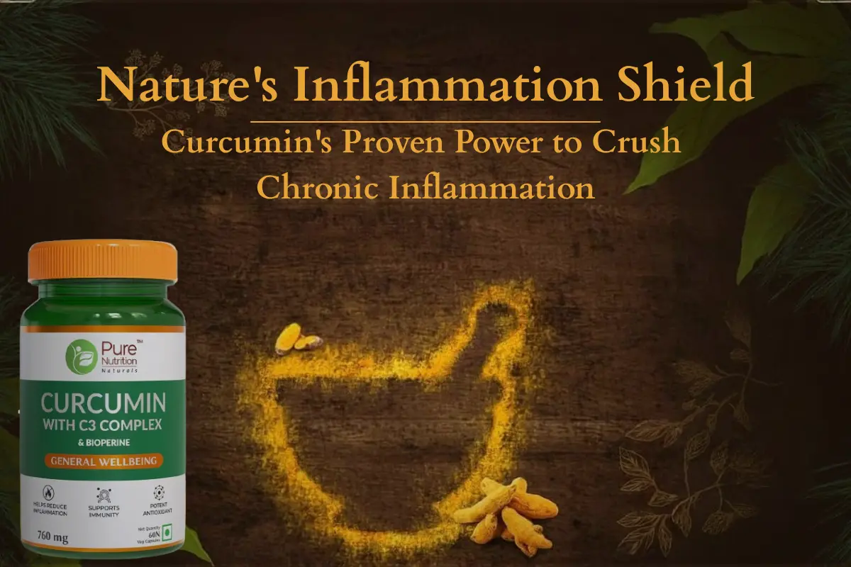 Curcumin helping reduce inflammation and support joint and metabolic health.