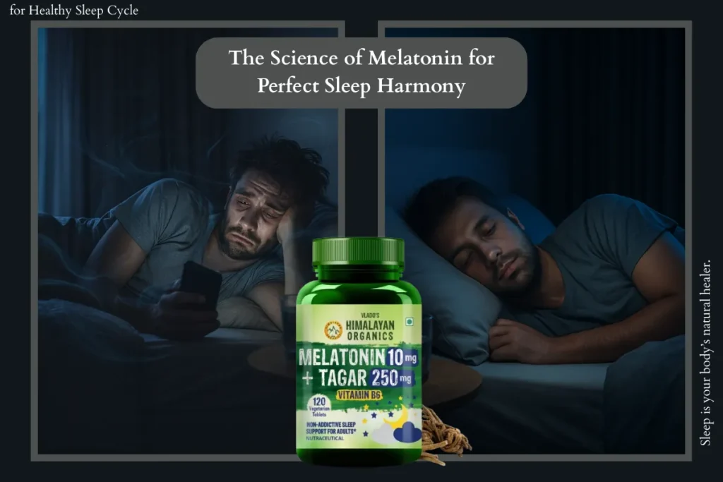 natural melatonin release for peaceful sleep
