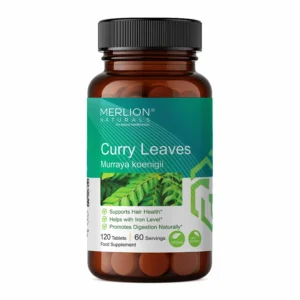 Curry leaf tablets for hair growth and reducing premature greying.