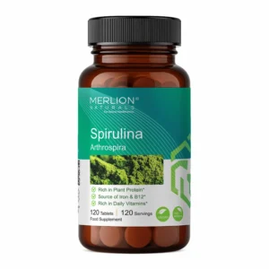 Spirulina tablets for complete vegan protein and daily nutrition.